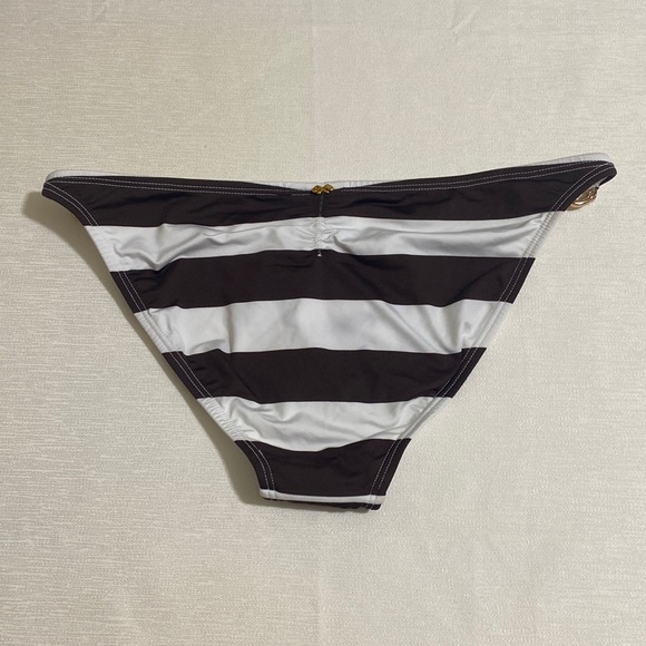 PILYQ Women's Godiva Detail Full w Metal/Bamboo Accents Bikini Bottom Size M - Picture 2 of 5